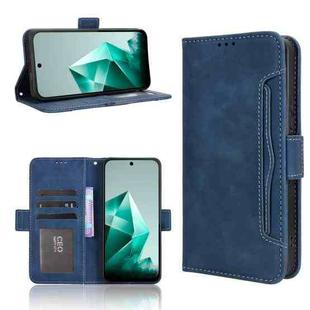 For Infinix Note 50x 5G Skin Feel Calf Texture Card Slots Leather Phone Case(Blue)