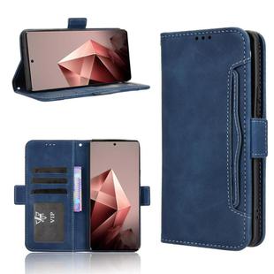 For Infinix Note 50s 5G Skin Feel Calf Texture Card Slots Leather Phone Case(Blue)