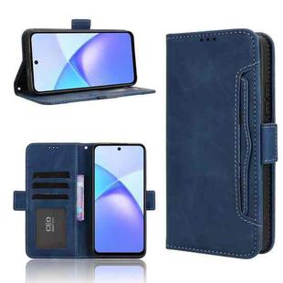 For Infinix Smart 10 / Tecno Pop 10 4G Skin Feel Calf Texture Card Slots Leather Phone Case(Blue)