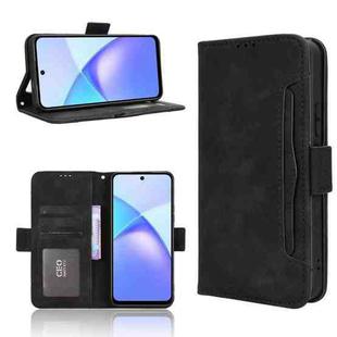 For Infinix Smart 10 Plus 4G Skin Feel Calf Texture Card Slots Leather Phone Case(Black)