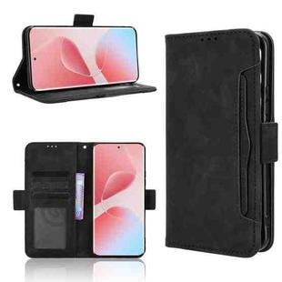 For Infinix Hot 60 Pro 4G Skin Feel Calf Texture Card Slots Leather Phone Case(Black)