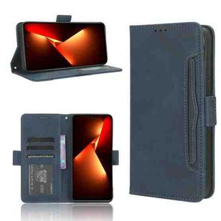For Tecno Pova Neo 3 Skin Feel Calf Texture Card Slots Leather Phone Case(Blue)