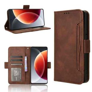 For Tecno Camon 30 Pro 5G Skin Feel Calf Texture Card Slots Leather Phone Case(Brown)