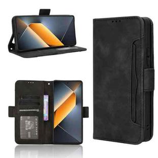 For Tecno Pova 6 Pro 5G Skin Feel Calf Texture Card Slots Leather Phone Case(Black)