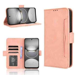 For Tecno Spark 30C 4G Skin Feel Calf Texture Card Slots Leather Phone Case(Pink)