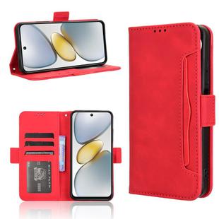 For Tecno Spark Go 1 / Pop 9 / Spark Go 2025 Skin Feel Calf Texture Card Slots Leather Phone Case(Red)