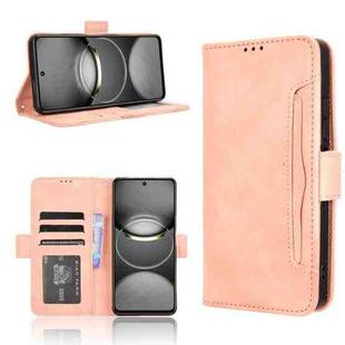 For Tecno Spark 30 4G Skin Feel Calf Texture Card Slots Leather Phone Case(Pink)