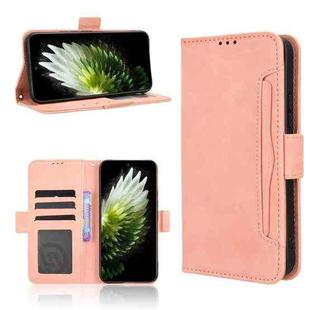 For Tecno Spark 40 Pro 4G Skin Feel Calf Texture Card Slots Leather Phone Case(Pink)