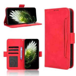 For Tecno Spark 40 Pro 4G Skin Feel Calf Texture Card Slots Leather Phone Case(Red)