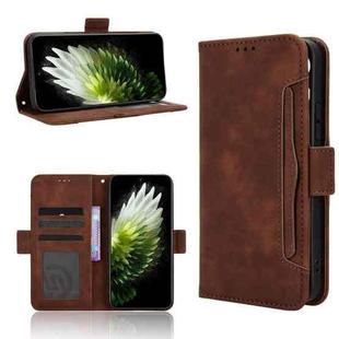 For Tecno Spark 40 Pro 4G Skin Feel Calf Texture Card Slots Leather Phone Case(Brown)