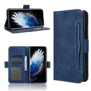For Tecno Spark 40 Pro+ 4G Skin Feel Calf Texture Card Slots Leather Phone Case(Blue)