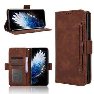 For Tecno Spark 40 Pro+ 4G Skin Feel Calf Texture Card Slots Leather Phone Case(Brown)