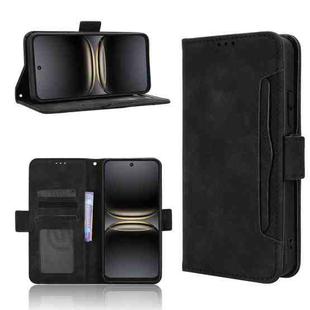 For Tecno Spark 40C Skin Feel Calf Texture Card Slots Leather Phone Case(Black)