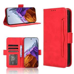 For Google Pixel 9 Skin Feel Calf Texture Card Slots Leather Phone Case(Red)