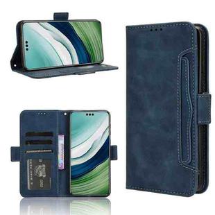 For Huawei Mate 60 Pro 5G Skin Feel Calf Texture Card Slots Leather Phone Case(Blue)