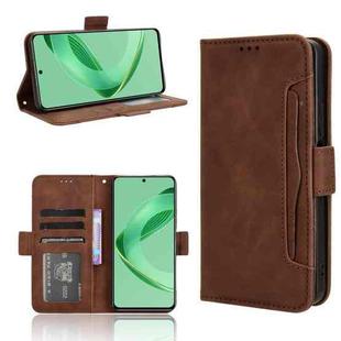 For Huawei nova 11 SE Skin Feel Calf Texture Card Slots Leather Phone Case(Brown)