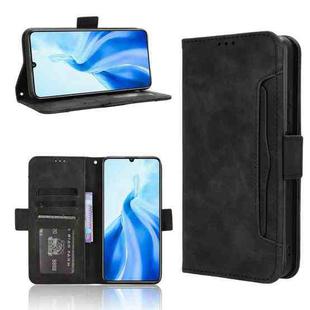 For Oukitel C51 Skin Feel Calf Texture Card Slots Leather Phone Case(Black)