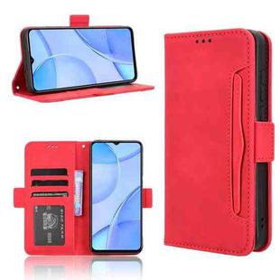 For Oukitel C57S Skin Feel Calf Texture Card Slots Leather Phone Case(Red)