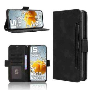 For Oukitel C65 / C65 Pro Skin Feel Calf Texture Card Slots Leather Phone Case(Black)