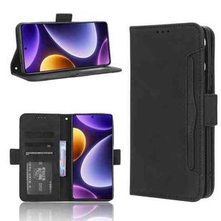 For Xiaomi Poco F5 5G Skin Feel Calf Texture Card Slots Leather Phone Case(Black)