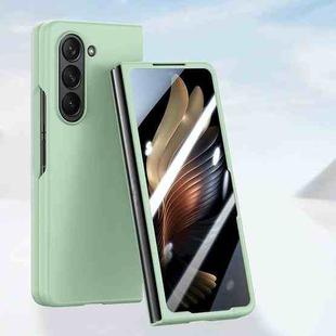 For Samsung Galaxy Z Fold6 Fuel Injection Integrated PC Skin Feel Phone Case(Mint Green)