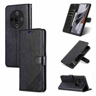 For vivo Y300 AZNS Sheepskin Texture Flip Leather Phone Case(Black)