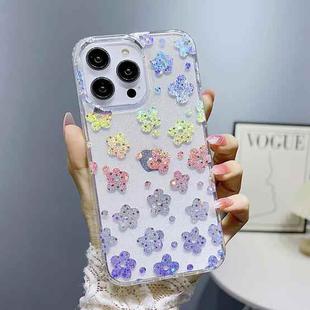 For iPhone 11 Little Star Series Glitter Powder TPU Phone Case(Lucky Clover)