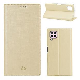 For Huawei nova 6 SE / P40 Lite / nova 7i ViLi DMX-54 Shockproof TPU + PU Leather Magnetic Attraction Horizontal Flip Protective Case with Card Slots & Holder(Champagne Gold)