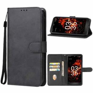 For Orbic Fun+ 4G Leather Phone Case(Black)