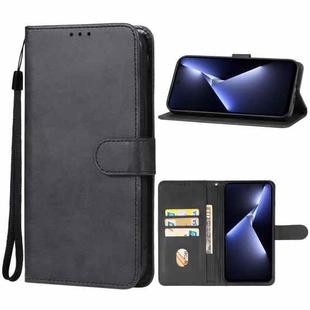 For Tecno Pova 5 Pro Leather Phone Case(Black)