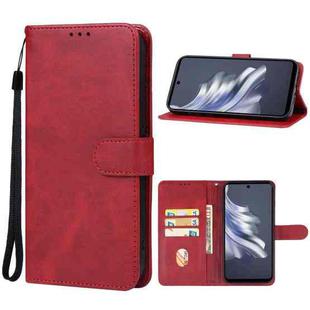 For Tecno Spark 20 Pro Leather Phone Case(Red)