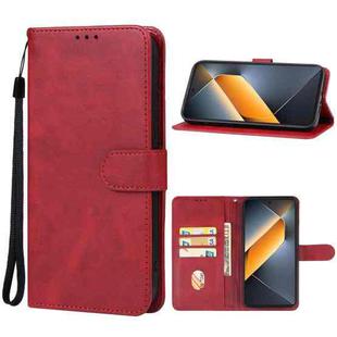 For Tecno Pova 6 Pro Leather Phone Case(Red)