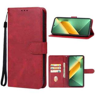 For Tecno Pova 6 Leather Phone Case(Red)