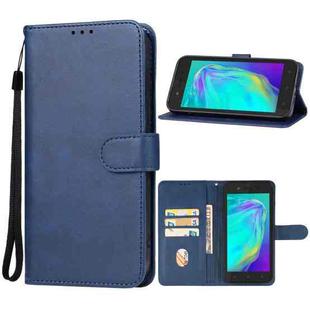 For Tecno Pop 6C Leather Phone Case(Blue)