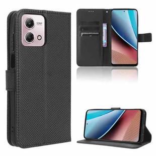 For Motorola Moto G Stylus 5G 2023 Diamond Texture Leather Phone Case(Black)