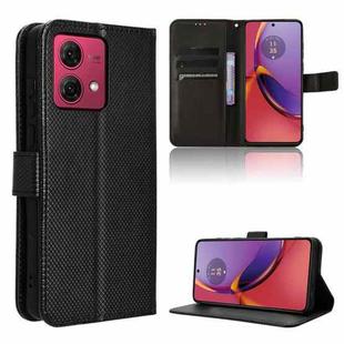 For Motorola Moto G84 5G Diamond Texture Leather Phone Case(Black)