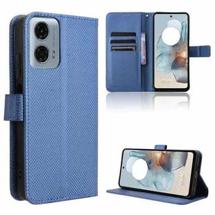 For Motorola Moto G45 5G Diamond Texture Leather Phone Case(Blue)