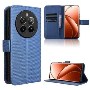 For Realme 12 Pro / 12 Pro+ 5G Diamond Texture Leather Phone Case(Blue)