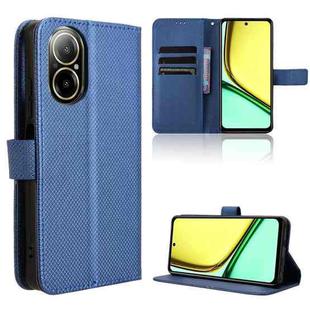 For Realme 12 Lite 4G Diamond Texture Leather Phone Case(Blue)