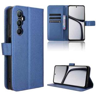 For Realme C65 4G Diamond Texture Leather Phone Case(Blue)