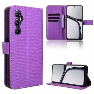 For Realme C65 4G Diamond Texture Leather Phone Case(Purple)