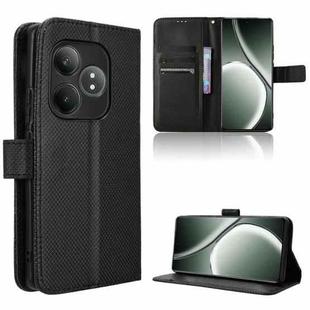 For Realme GT Neo6 SE 5G Diamond Texture Leather Phone Case(Black)