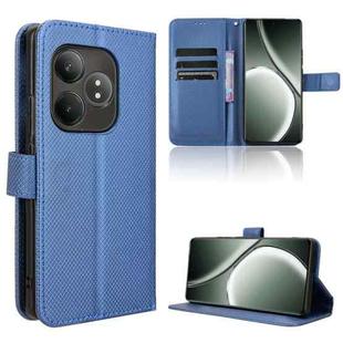 For Realme GT Neo6 SE 5G Diamond Texture Leather Phone Case(Blue)