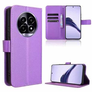 For Realme 13 Pro 5G / 13 Pro+ 5G Diamond Texture Leather Phone Case(Purple)