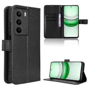 For Realme C71 4G Diamond Texture Leather Phone Case(Black)