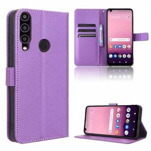 For Orbic Magic 5G R678EL Diamond Texture Leather Phone Case(Purple)
