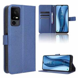 For TCL 40 XE 5G Diamond Texture Leather Phone Case(Blue)