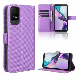 For TCL ION X Diamond Texture Leather Phone Case(Purple)