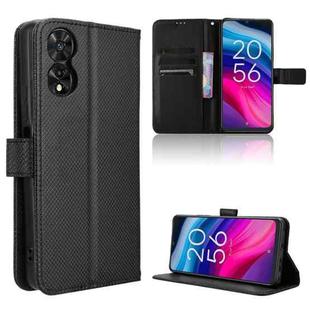 For TCL 50 SE 4G Diamond Texture Leather Phone Case(Black)