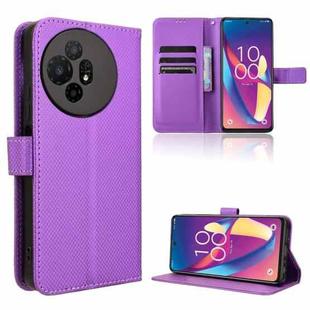 For TCL 50 XL 5G Diamond Texture Leather Phone Case(Purple)